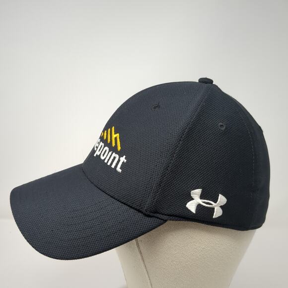Cradlepoint Fitted Hat Black Large Embroidered Vent Holes Under Armour - Picture 3 of 9